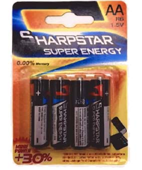 باطری شارپ قلمی 4عددی